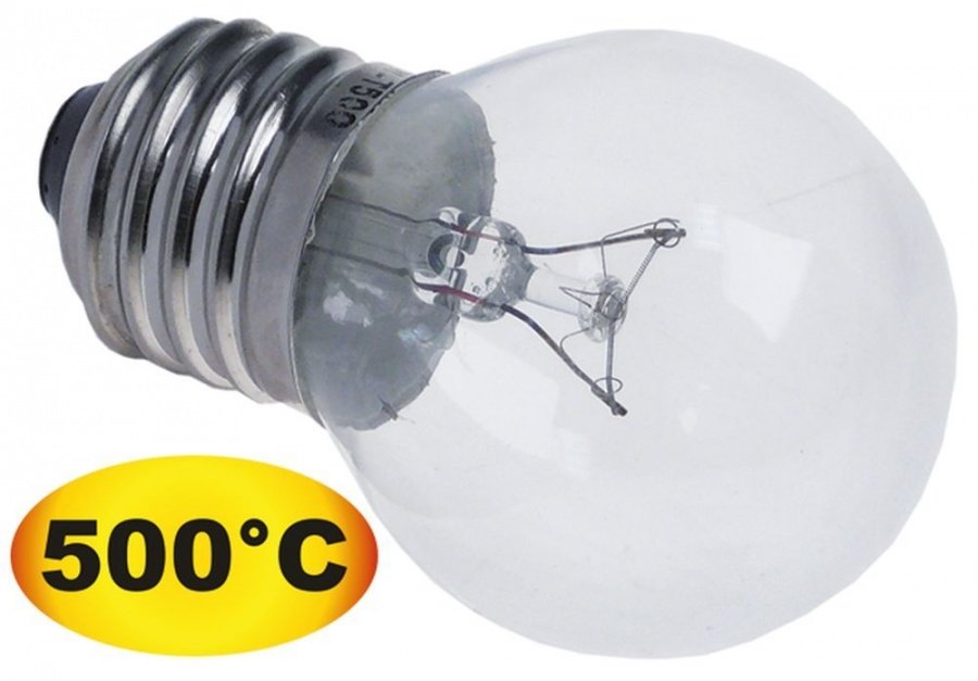 Bec cuptor pizza E27, 25 W, 230 V, t.max. 500°C - 357102
