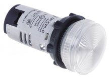 indicator light ø 22mm 250V clear