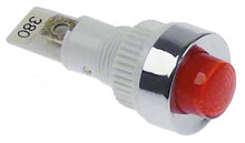 indicator light ø 13mm 380V red connection male faston 6,3mm