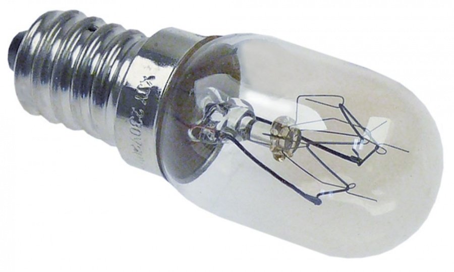 light bulb E14 20W 230V ø 22mm L 58mm lens L 33mm Qty 1 pcs
