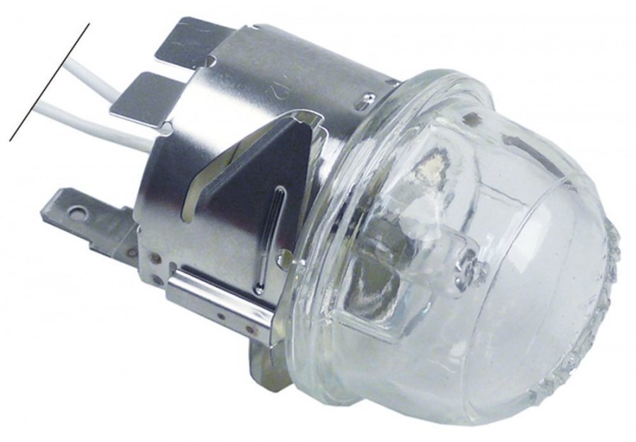 Lampa cuptor, montare ø 35,5 mm, 12 V, 20 W, bec G4, cablu 450 mm - 357162