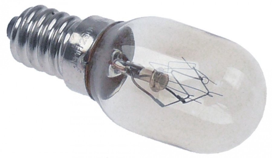 light bulb E14 20W 230V ø 25mm L 63mm lens L 37mm Qty 1 pcs