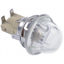 oven lamp mounting ø 47,8 mm 230 V 15 W socket E14 temp.-resist. 300 °C connection male faston 6.3mm