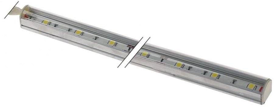 LED bar L 1230mm W 20mm H 20mm aluminium cable length 1mm