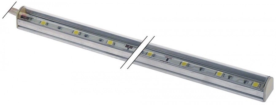 LED bar L 690mm W 20mm H 20mm aluminium cable length 850mm