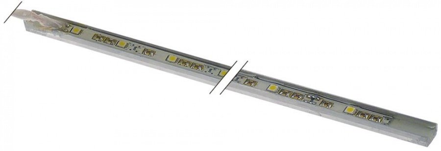 LED bar L 500mm W 19mm H 7mm aluminium cable length 900mm
