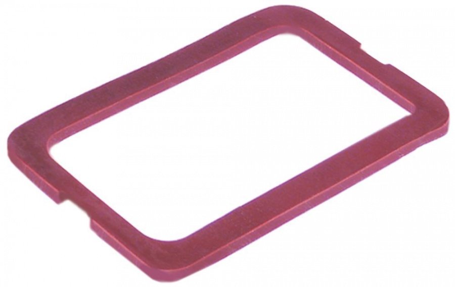gasket for bulb socket L 112mm W 68mm thickness 3mm silicone