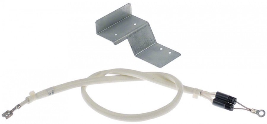 hv diode type 2x HV05-12 F25 connection F6.3mm / lug M4 cable length 500 mm