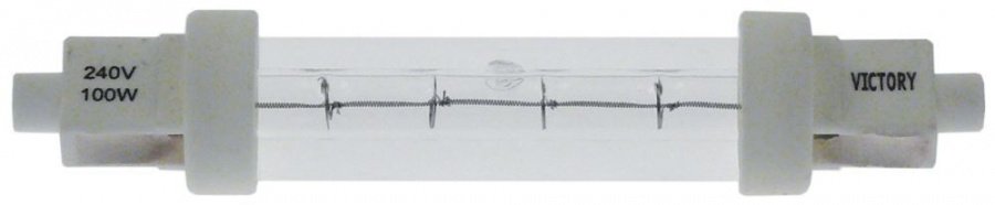 lampă cu infraroșu dulie R7s L 117.6mm 240V 100watt