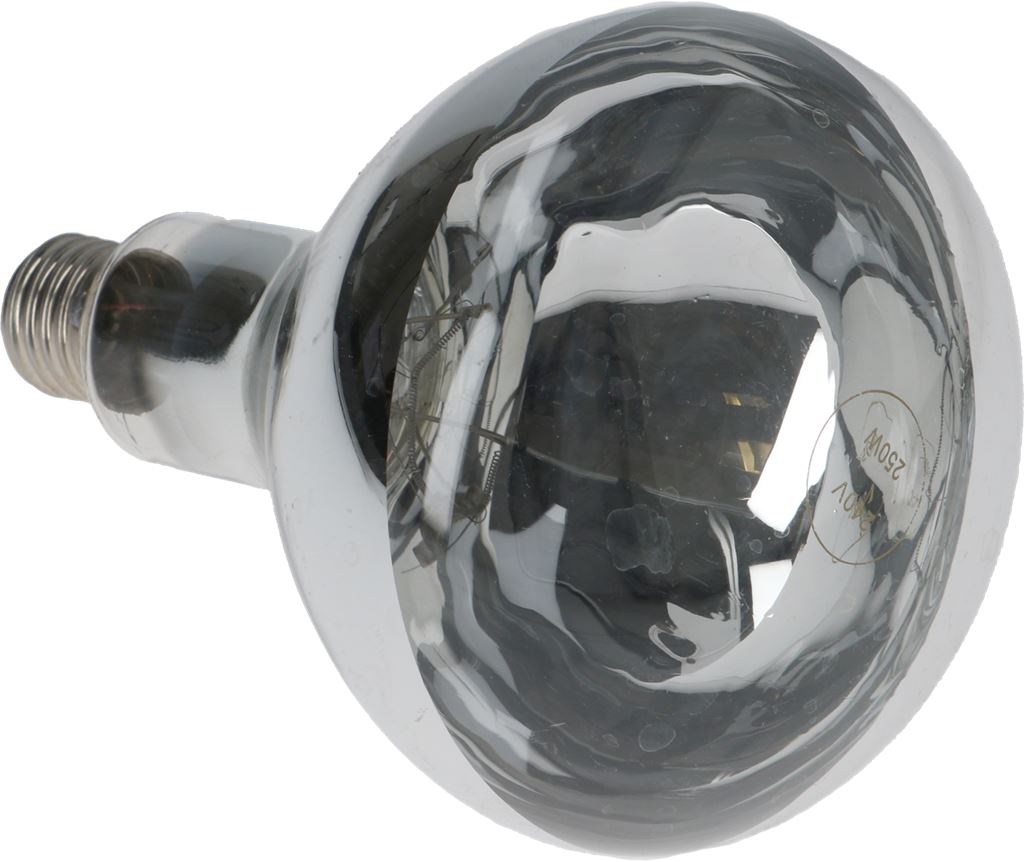 Lampa E27 cu infrarosii, pentru incalzire, 250W, 240V, ø 125mm L 173mm, BR125 - 358097