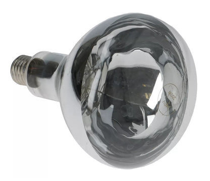 Lampa E27 cu infrarosii, pentru incalzire, 250W, 240V, ø 125 mm L 173 mm, tip BR125  - 358247, 358097