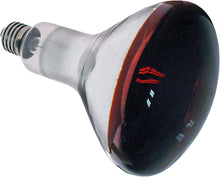 Lampa E27 cu infrarosii, pentru incalzire, 250W, 230V, BR125, culoare rosie - 359463, 358248