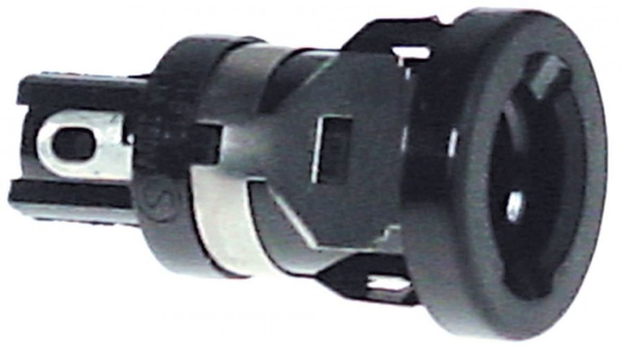 fuse holder suitable fuse ø5x20mm ø 15,2mm 10A rated voltage 250V connection solder connection