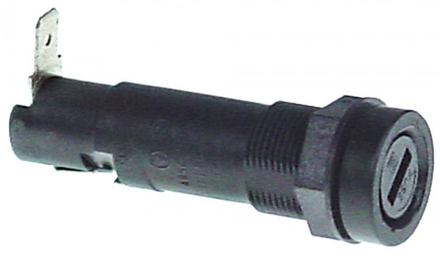 fuse holder suitable fuse ø5x20mm ø 15mm mounting ø 12,5mm 16A rated voltage 250V L 46mm