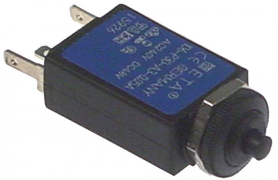 overload switch drop-away current 0,05A