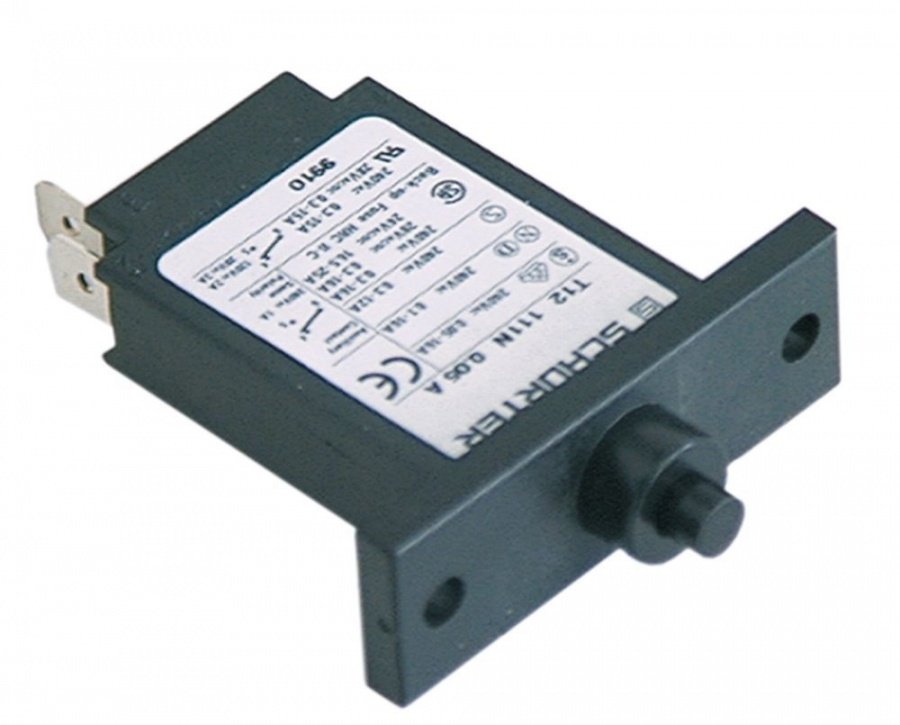 overload switch drop-away current 0,6A