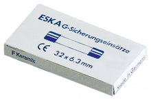 fine fuse size ø6,3x32mm 20A slow-acting rated voltage 250V Qty 10 pcs