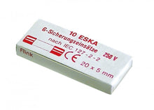 fine fuse size ø5x20mm 0,8A medium lag rated voltage 250V Qty 10 pcs