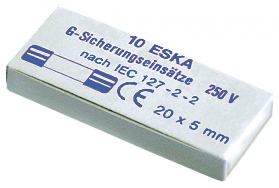 fine fuse size ø5x20mm 3,15A medium lag rated voltage 250V Qty 10 pcs