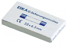 fine fuse size ø6,3x32mm 1,6A fast-acting rated voltage 500V Qty 10 pcs