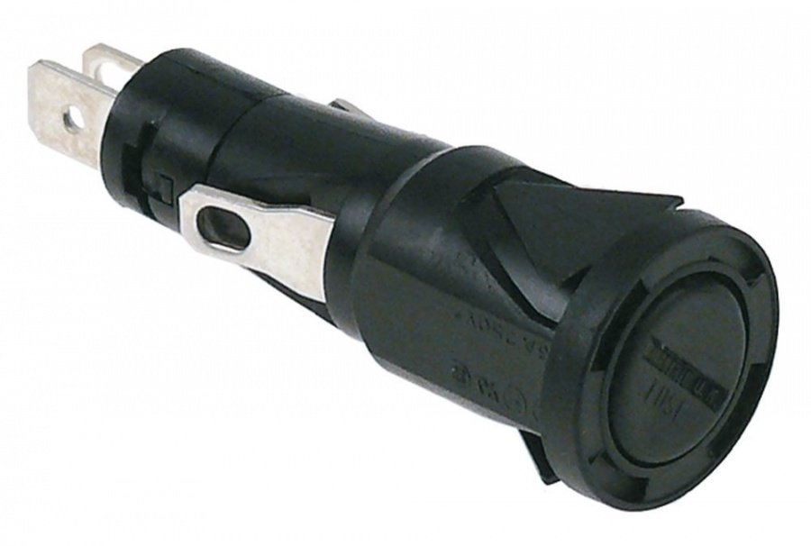 fuse holder suitable fuse ø6,3x32mm ø 16mm 1-pole 16A rated voltage 250V L 52mm