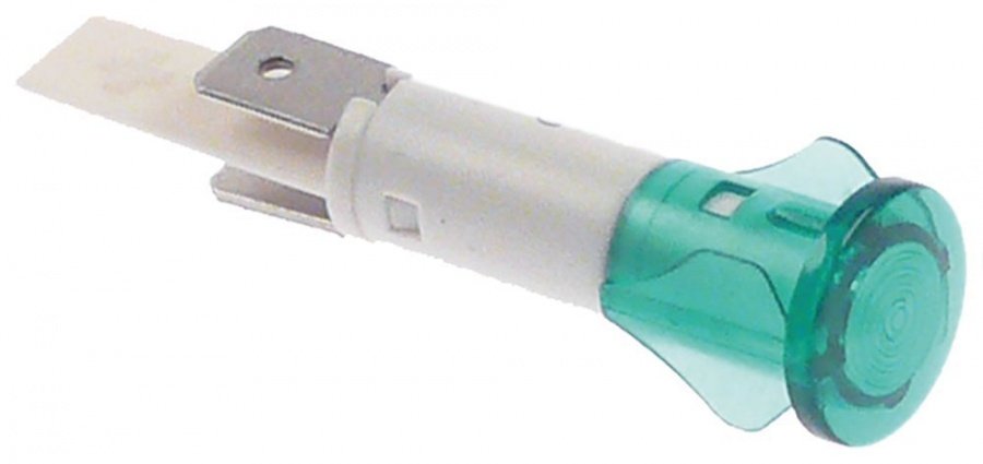 Lampa indicatoare verde, 400 V, montare ø 10 mm - 359019