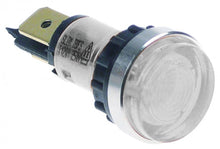 Lampa indicatoare ø 12 mm, 250 V, alba - 359021