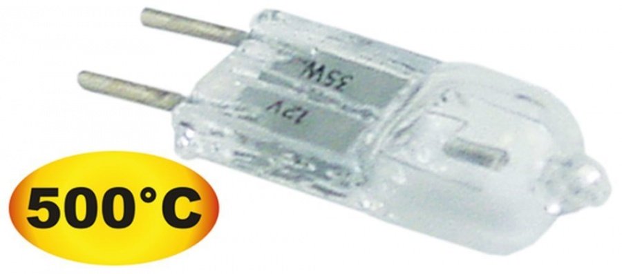 Bec halogen tip G6,35, 12 V, 35 W, temp. max. 500°C - 359074