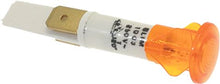 Lampa indicatoare galbena, 230V, montare ø 10 mm, cap ø 13.5 mm - 359140