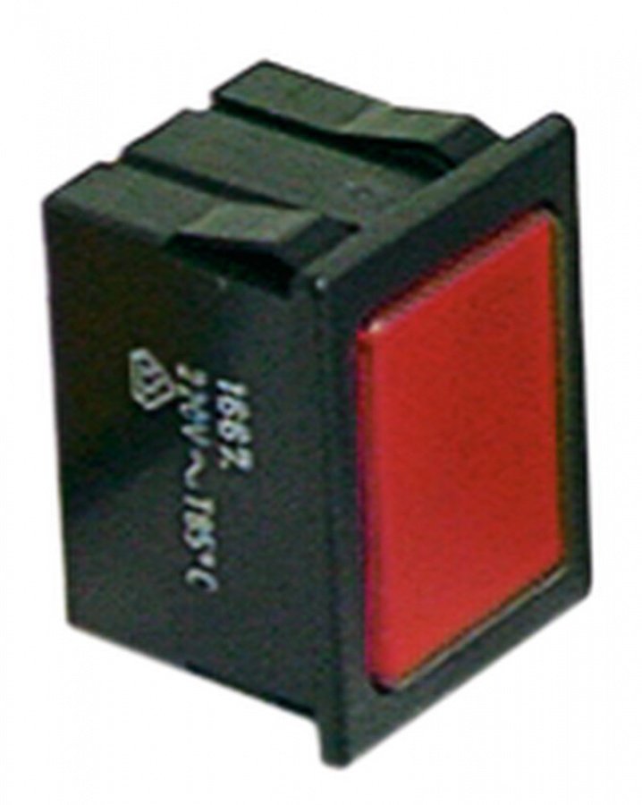 indicator lamp 30x22mm 230 V red type Marquardt 1667.. - Code 359177