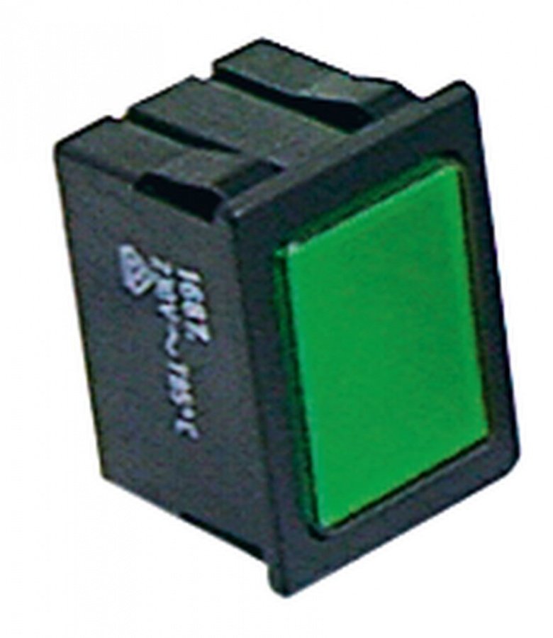 indicator lamp 30x22mm 230 V green type Marquardt 1667.. - Code 359178