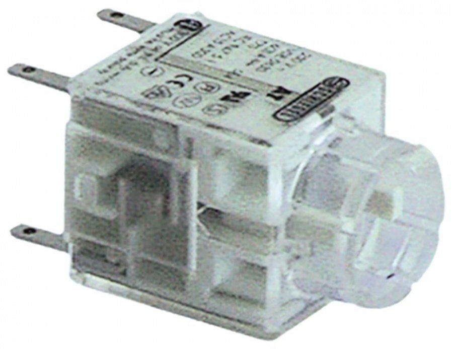 contact block momentary 1NC/1NO connection male faston 2,8mm type AT
