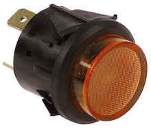 indicator lamp ø 25 mm 250 V yellow connection flat plug 6,3mm - Code 359203