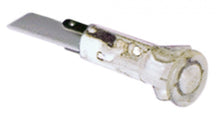 indicator lamp ø 10 mm 230 V clear connection flat plug 2,8mm - Code 359232