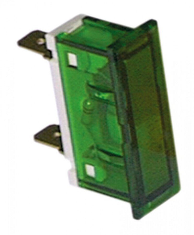 Indicator lamp 34x10mm 400 v green - 359233