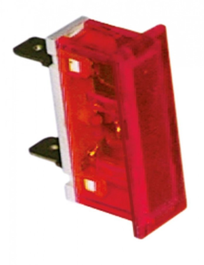 indicator lamp 34x10mm 230V red - Code 359239