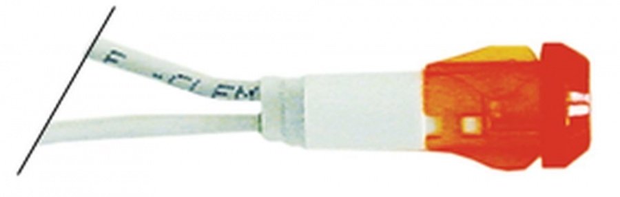 indicator light ø 10mm 230V yellow