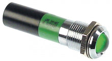 indicator light LED mounting ø 14 mm 230VAC green connection F2.8x0.8 mounting thread M14