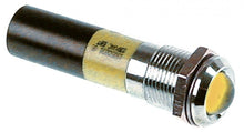 indicator light LED mounting ø 14 mm 230VAC yellow connection F2.8x0.8 mounting thread M14