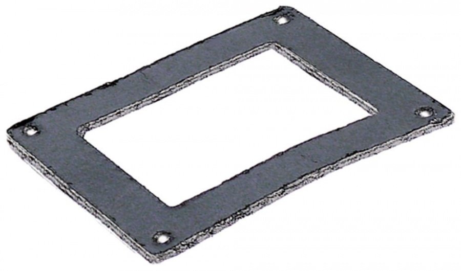 gasket L 95 mm W 80 mm thickness 2 mm graphite hole ø 5 mm - Code 359405