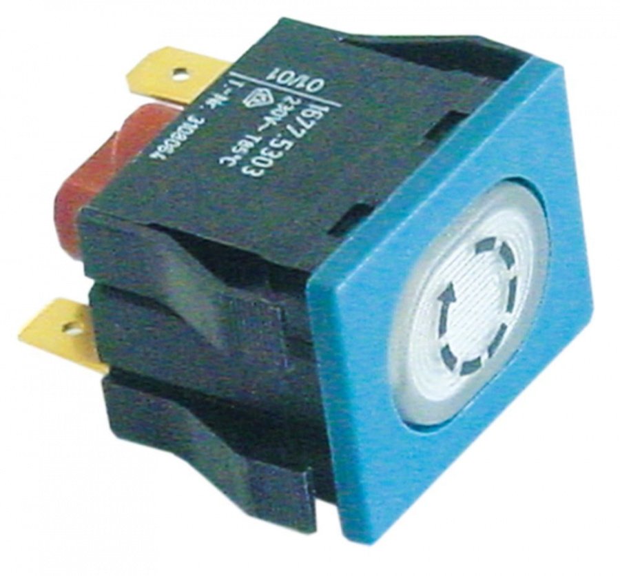 indicator light 30x22mm 230 V white connection male faston 6.3mm programme