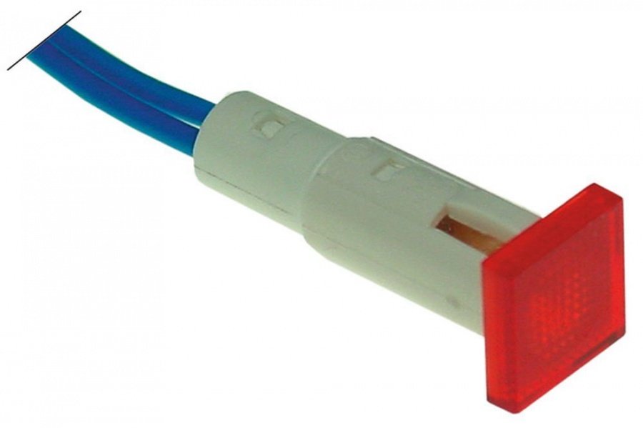 indicator light ø 10mm 230V red cable length 220mm