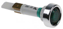 indicator lamp ø 10 mm 125 V green connection Faston 6,3mm - 359475