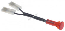 indicator light ø 10mm 250V red connection male faston 6,3mm cable length 400mm