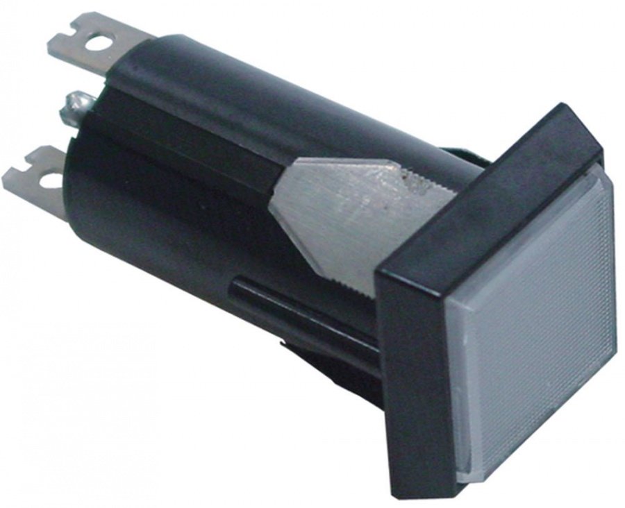 indicator light ø 20mm 230V clear