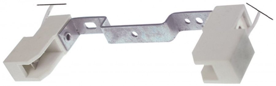 bulb socket R7s cord length 190 mm L 117,6 mm holder length 140 mm H 40 mm cable length 230 mm - Code 359544