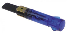 indicator light ø 9mm 230V blue connection male faston 6,3mm temp.-resist. 120°C