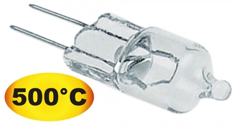 Bec halogen tip G4, 10W, 12V, temp. maxima 500°C, pentru cuptor - 359596