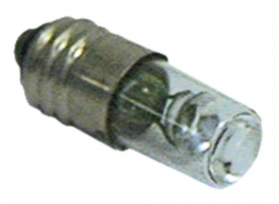 glow lamp E10 380 V clear L 28 mm glas - Code 359601