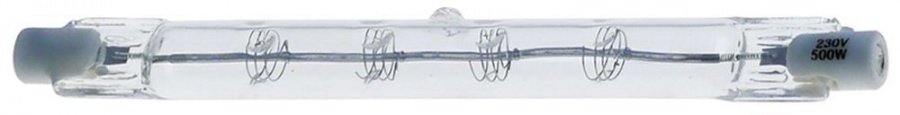 Lampa - bec halogen R7s, 230 V, 500 W, L 118 mm - 359621